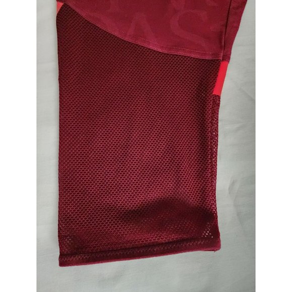 Adidas By Stella McCartney Run Athletic 3/4 Running Tights, Dark Vine Size Large - Picture 7 of 16